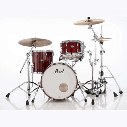 Pearl Masters Maple MM6 3pc Drum Set 20/12/14 w/L-Bracket R2 Mounts Natural Cherry - Drum Center Of Portsmouth