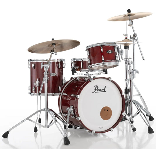 Pearl Masters Maple MM6 3pc Drum Set 20/12/14 w/L-Bracket R2 Mounts Natural Cherry - Drum Center Of Portsmouth