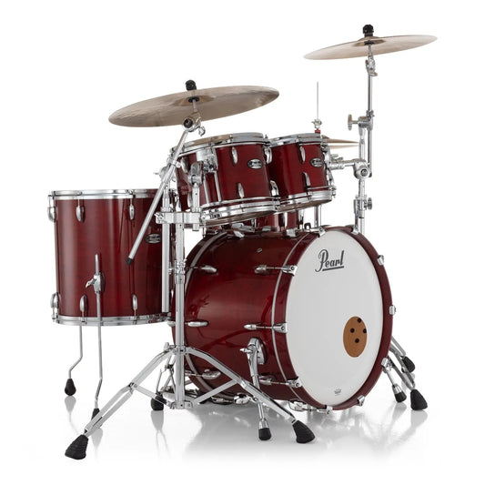 Pearl Masters Maple MM6 4pc Drum Set w/22x18BD w/Standard R2 Mounts Natural Cherry - Drum Center Of Portsmouth