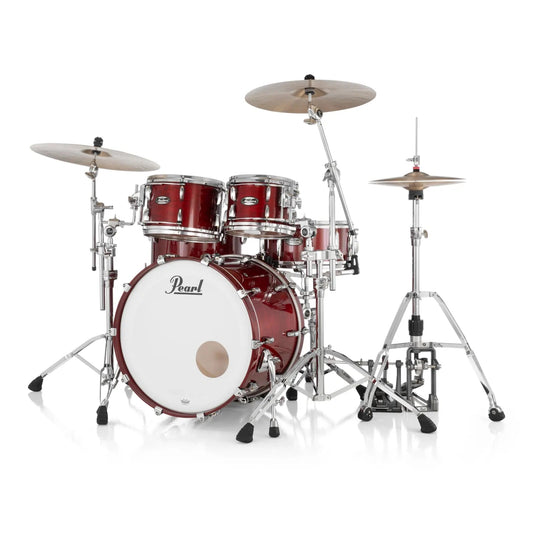 Pearl Masters Maple MM6 4pc Drum Set w/22x16BD w/L-Bracket R2 Mounts Natural Cherry - Drum Center Of Portsmouth