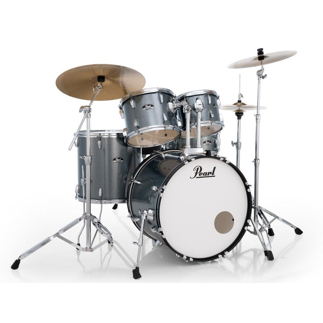 Pearl Roadshow 5pc Drum Set w/BRD1 Cymbals & FREE Cymbal Stand Aqua Blue Glitter - Drum Center Of Portsmouth