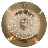 Turkish Classic Brilliant China Holey Cymbal 18" - Drum Center Of Portsmouth