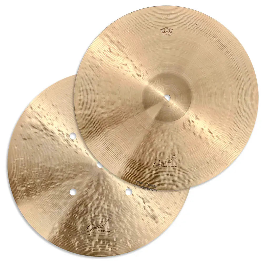 Royal Cymbals Cymbal Craftsman Quick Beat Hi Hat Cymbals 14" 1206/1470 grams - Drum Center Of Portsmouth