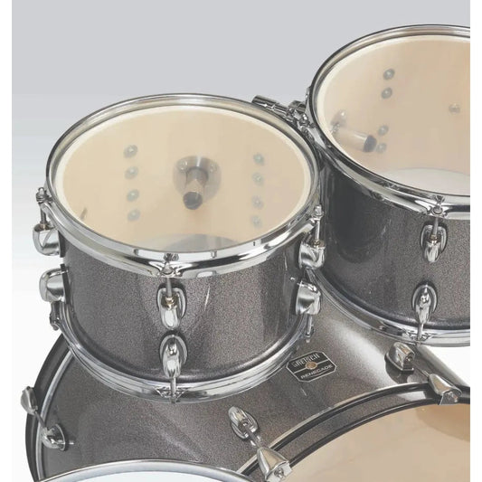 Gretsch Renegade 5pc Drum Set Grey Sparkle w/Hw & Cymbals - Drum Center Of Portsmouth