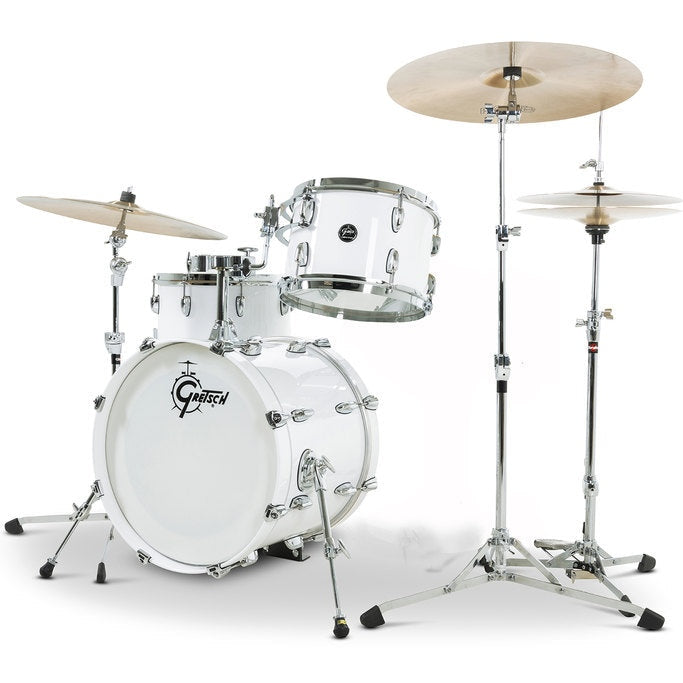 Gretsch Renown 3pc Drum Set Piano White 18/12/14 - Drum Center Of Portsmouth