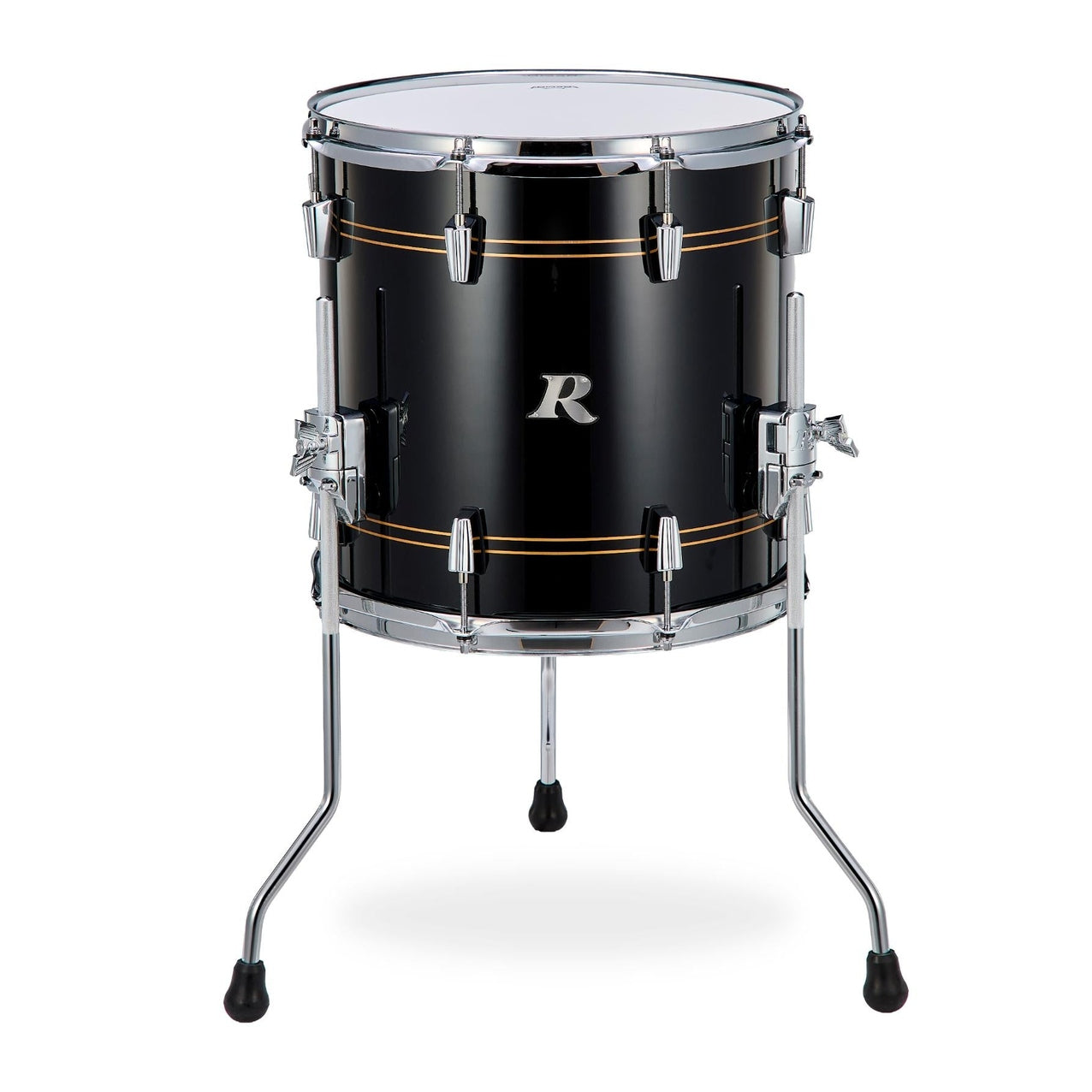 Rogers R Series Floor Tom 14x14 Piano Black Copper - Drum Center Of Portsmouth
