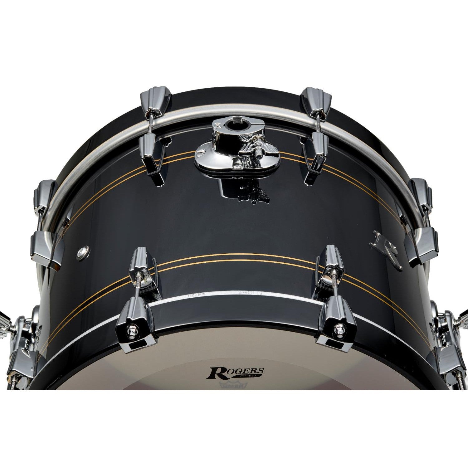 Rogers R Series Bass Drum 18x14 Piano Black Copper - Drum Center Of Portsmouth