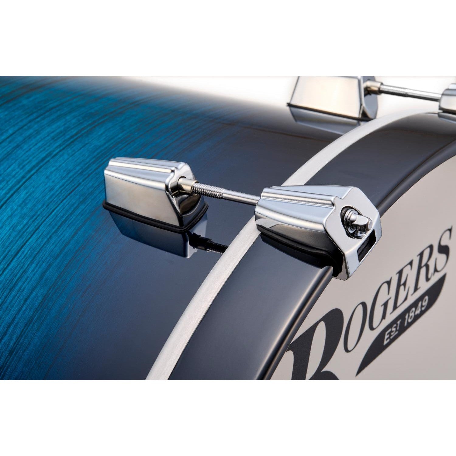 Rogers R Series Bass Drum 22x14 Brushed Blue Burst - Drum Center Of Portsmouth