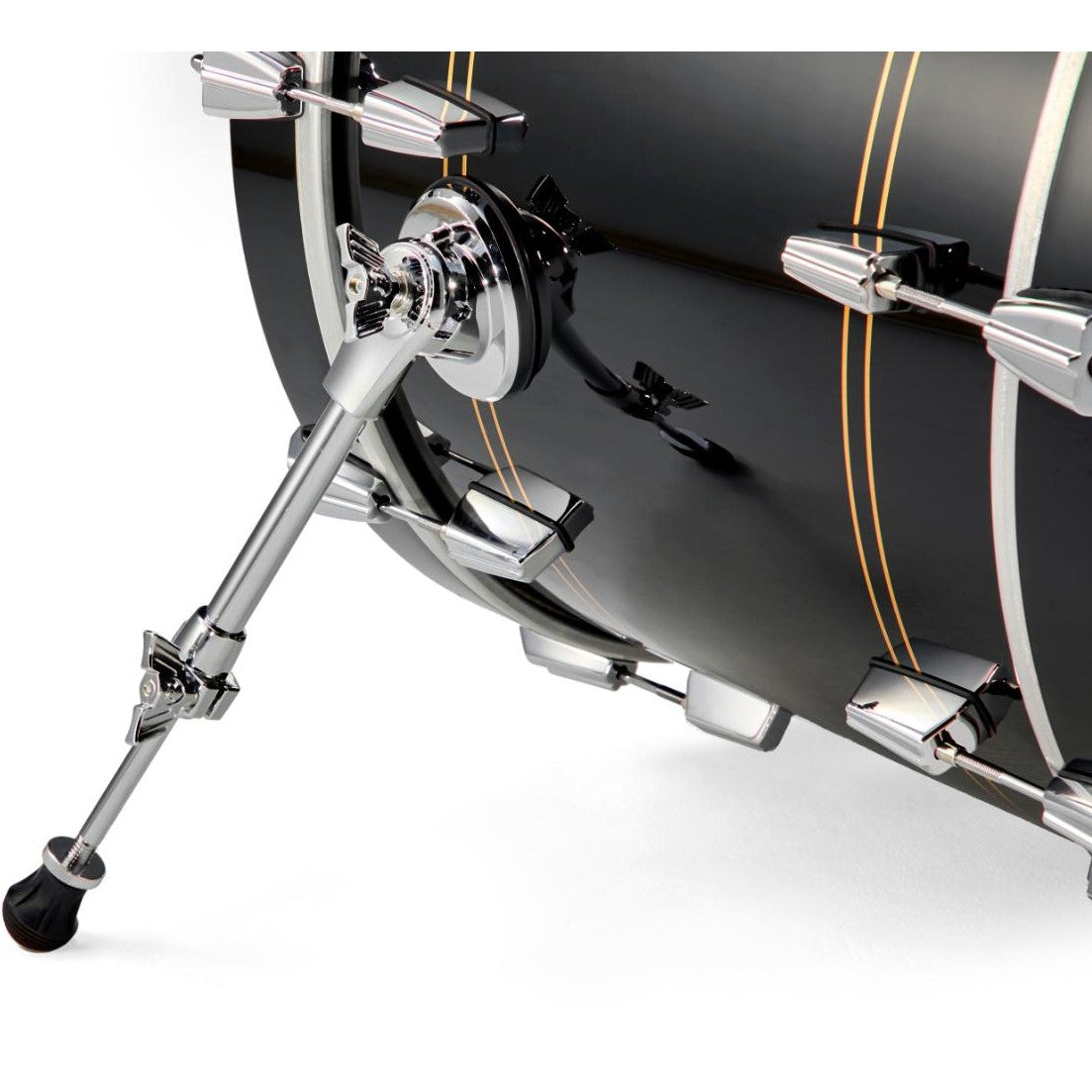 Rogers R Series Bass Drum 24x14 Piano Black Copper - Drum Center Of Portsmouth