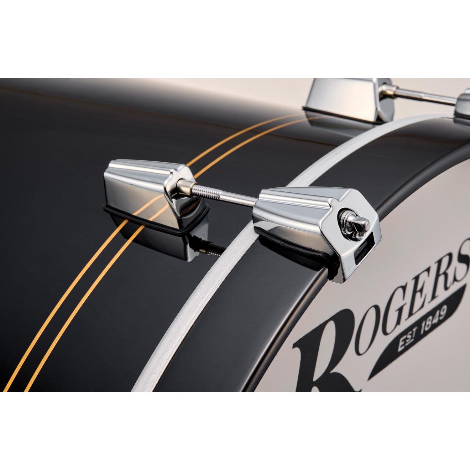 Rogers R Series Bass Drum 24x14 Piano Black Copper - Drum Center Of Portsmouth