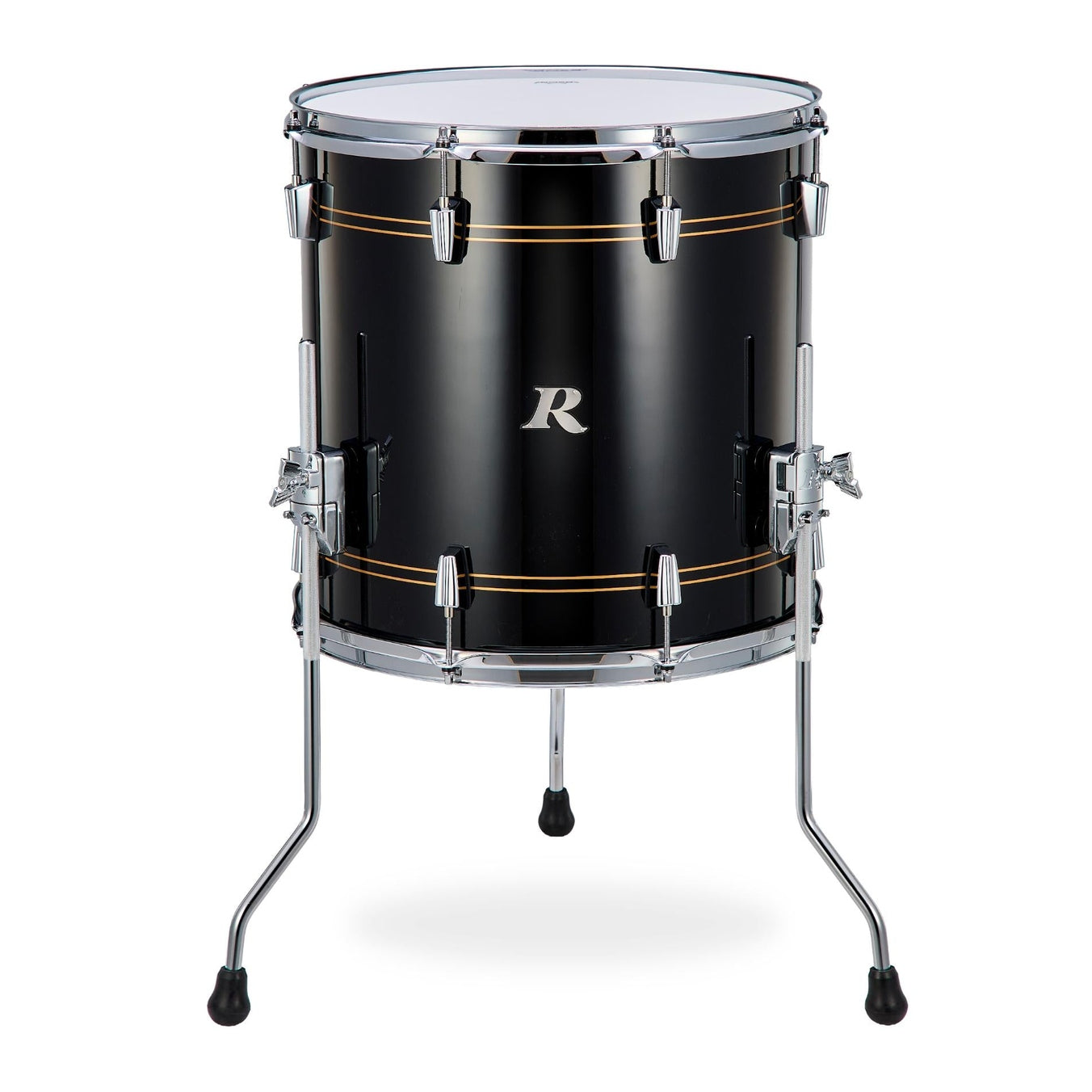 Rogers R Series Floor Tom 16x16 Piano Black Copper - Drum Center Of Portsmouth