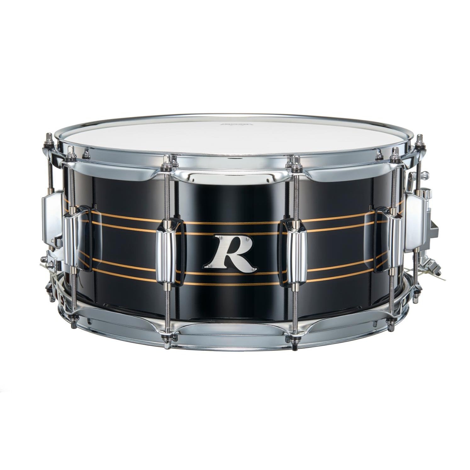 Rogers R Series Snare Drum 14x6.5 Piano Black Copper - Drum Center Of Portsmouth