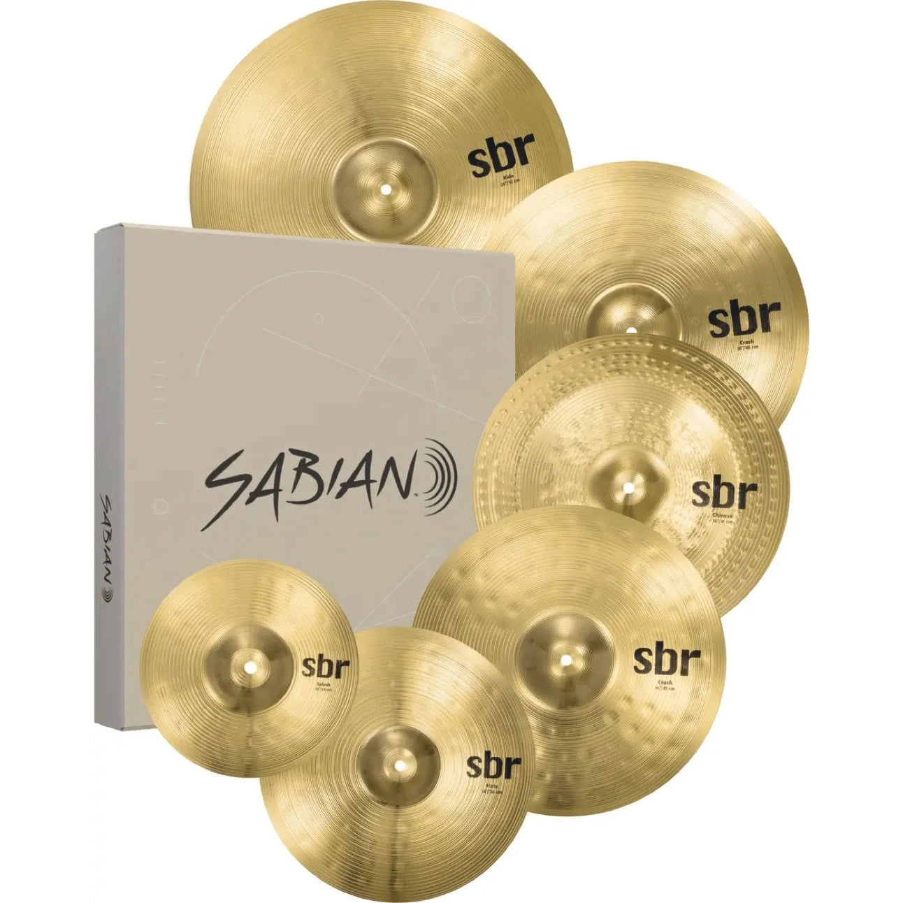 Sabian SBR Super Cymbal Set 10/14/16/16/20 w/FREE 18" - Drum Center Of Portsmouth