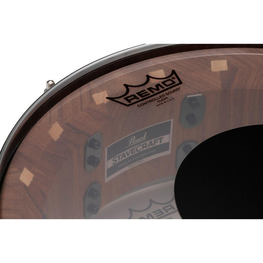 Pearl StaveCraft Makha Snare Drum 14x6.5 Hand Rubbed Natural Finish - Drum Center Of Portsmouth