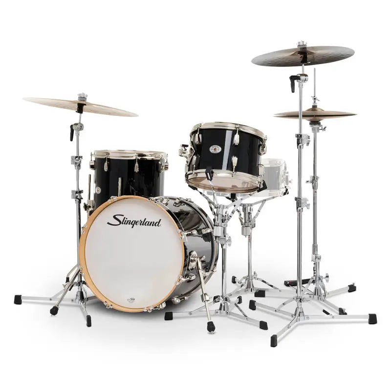 Slingerland Studio King 3pc Drum Set 18/12/14 Del Norte Black