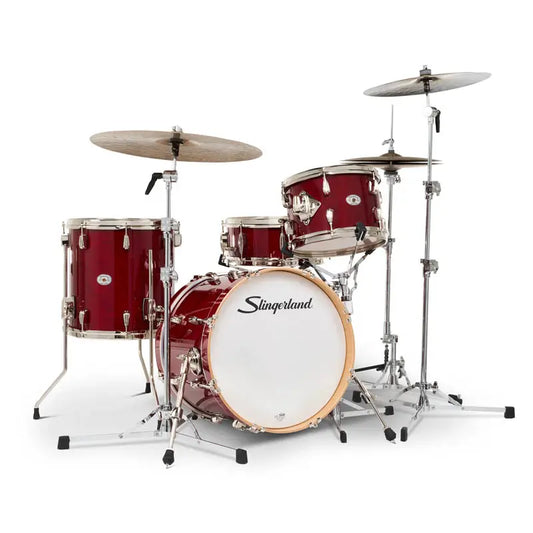 Slingerland Studio King 4pc Drum Set 18/12/14/14 Royal Crimson