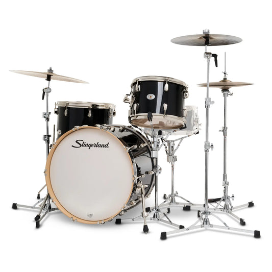 Slingerland Studio King 3pc Drum Set 22/13/16 Del Norte Black