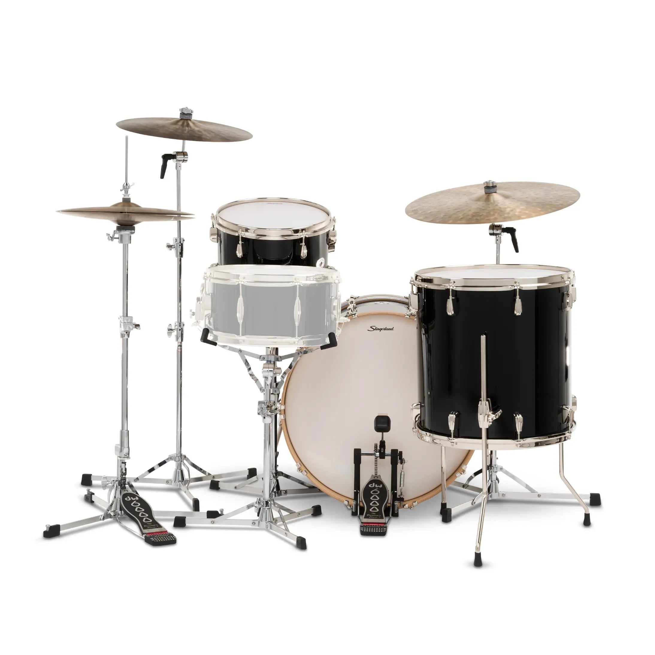 Slingerland Studio King 3pc Drum Set 22/13/16 Del Norte Black