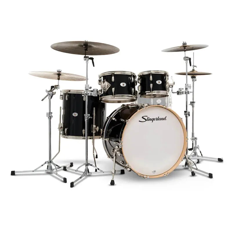 Slingerland Studio King 4pc Drum Set 22/10/12/16 Del Norte Black