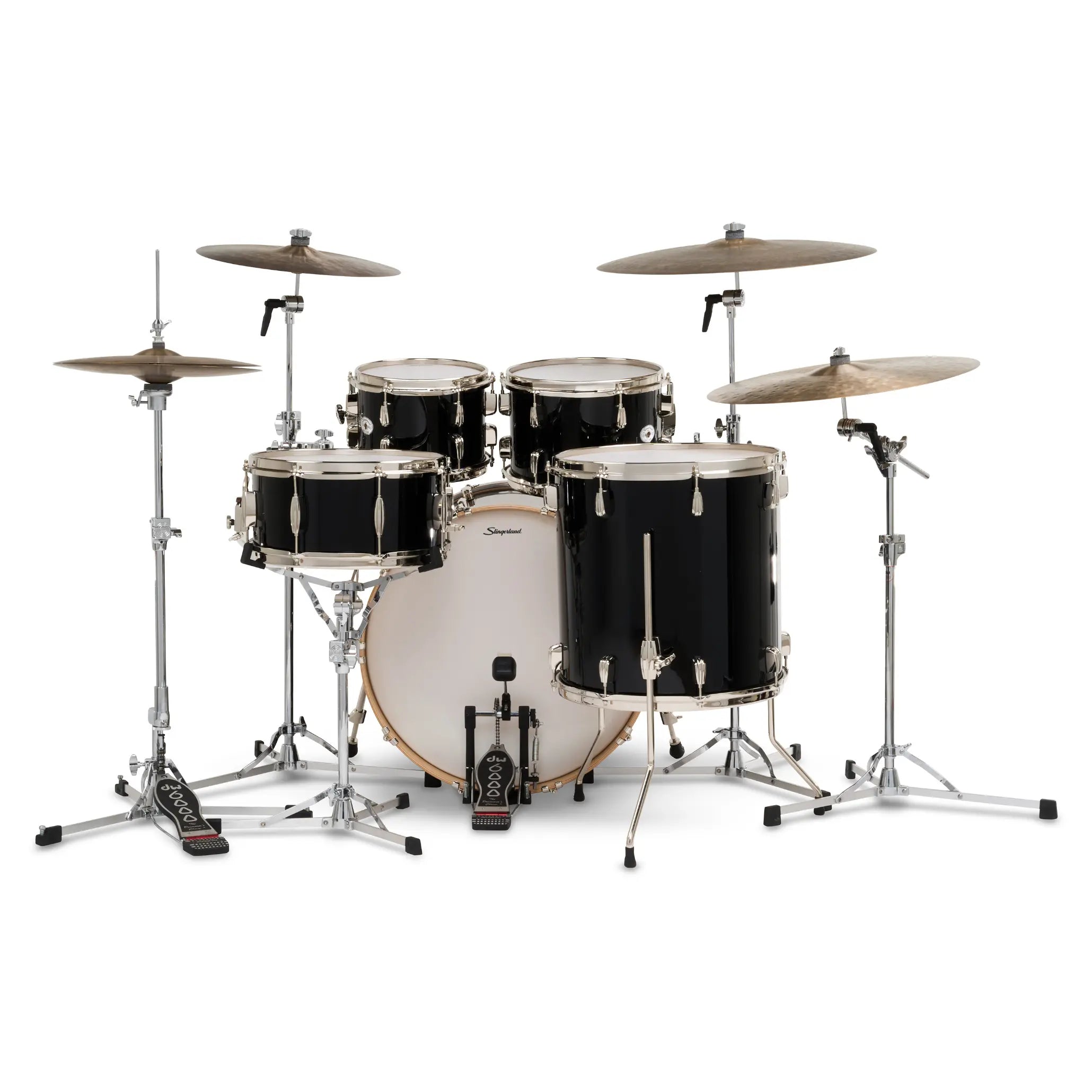 Slingerland Studio King 5pc Drum Set 22/10/12/16/14 Del Norte Black