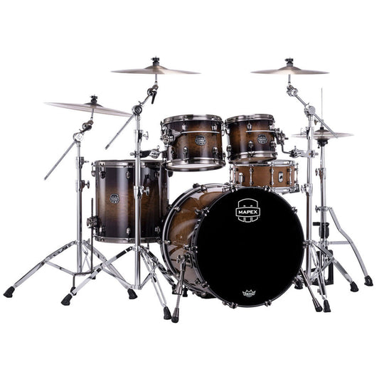 Mapex Saturn Evolution Rock 4pc Birch Drum Set Exotic Night Forest Burst