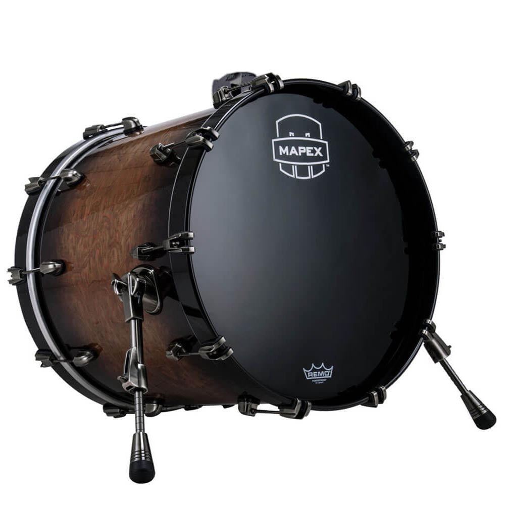 Mapex Saturn Evolution Birch Bass Drum 18x14 w/Mount Bracket Exotic Night Forest Burst