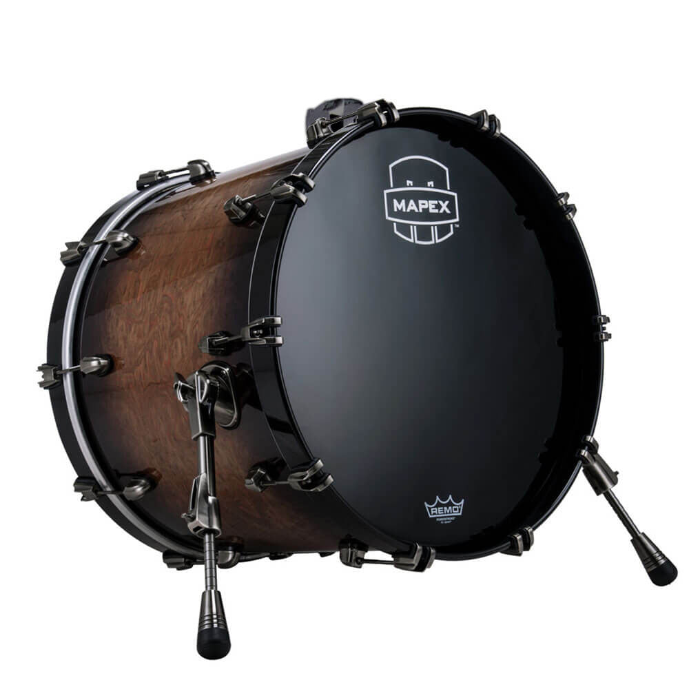 Mapex Saturn Evolution Birch Bass Drum 20x16 w/Mount Bracket Exotic Night Forest Burst