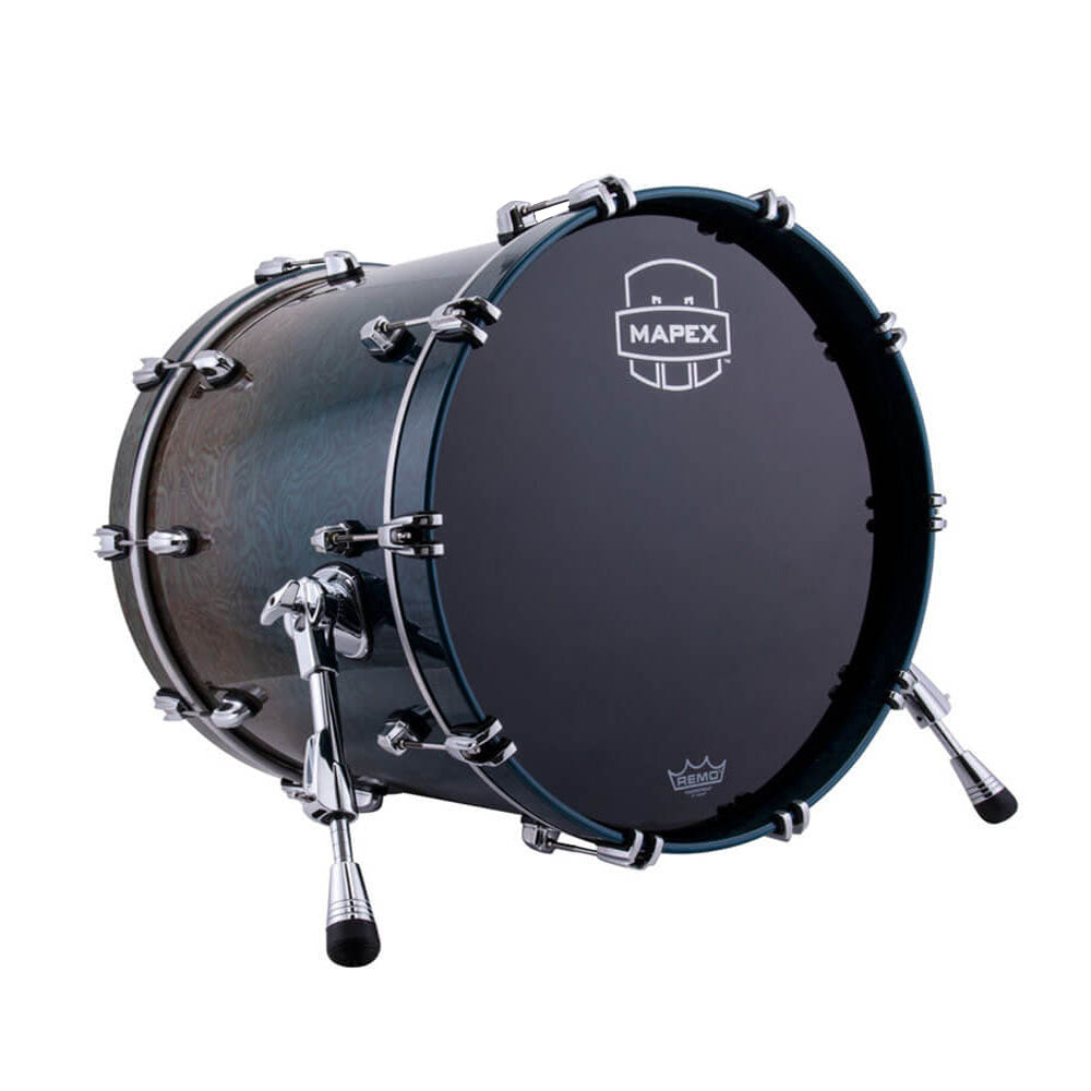 Mapex Saturn Evolution Maple Bass Drum 20x16 (No Mount) Exotic Aegean Fade