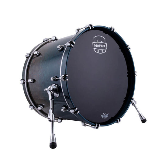 Mapex Saturn Evolution Maple Bass Drum 22x16 (No Mount) Exotic Aegean Fade