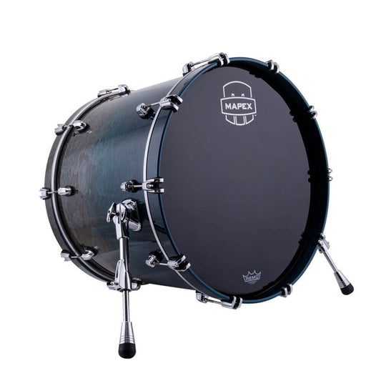 Mapex Saturn Evolution Maple Bass Drum 22x18 (No Mount) Exotic Aegean Fade