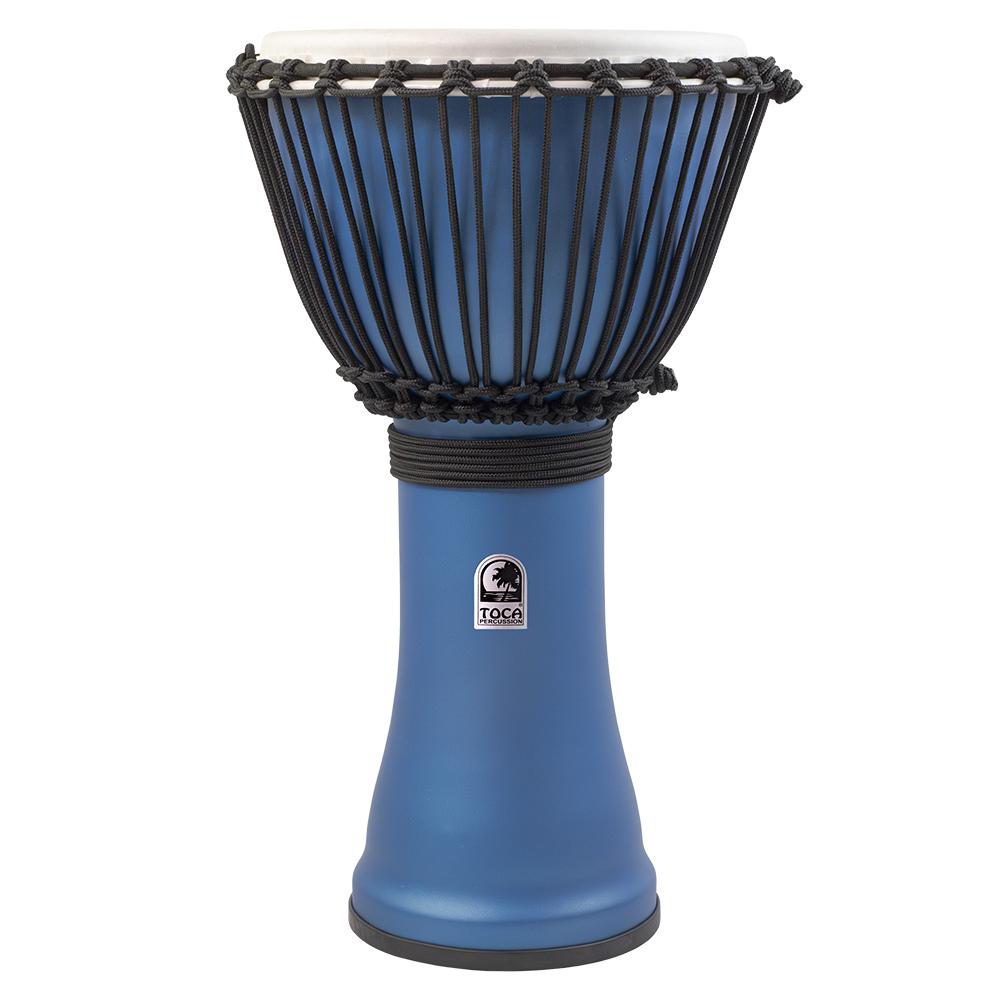Toca Freestyle Rope-Tuned Djembe 10" Matte Ocean Blue - Drum Center Of Portsmouth