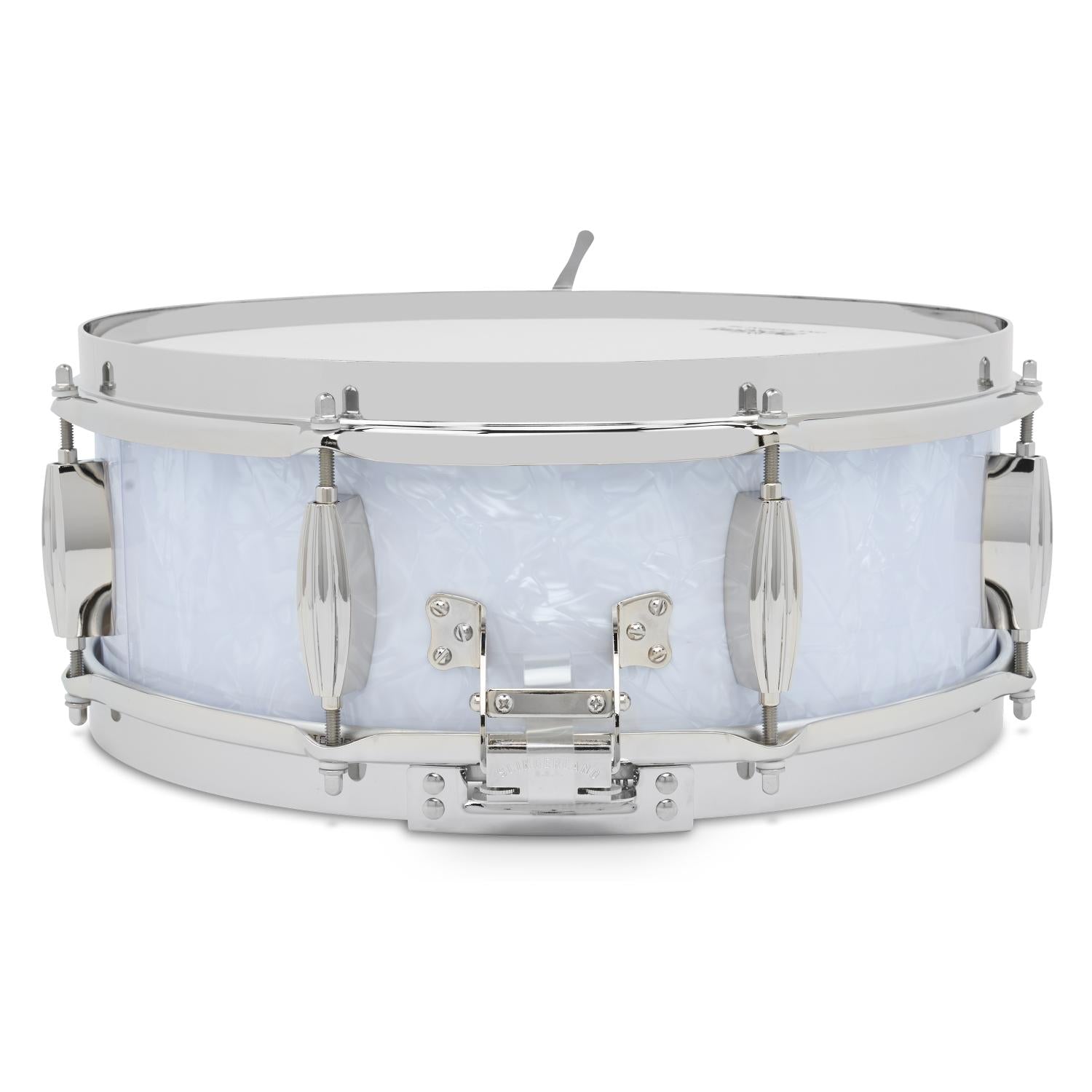 Slingerland Solid Maple Radio King Snare Drum 14x5 White Marine Pearl - Drum Center Of Portsmouth