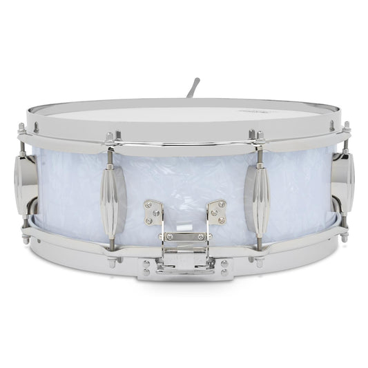 Slingerland Solid Maple Radio King Snare Drum 14x5 White Marine Pearl - Drum Center Of Portsmouth