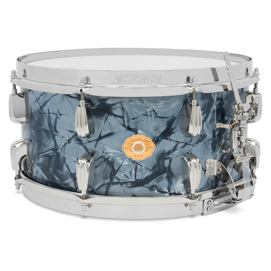 Slingerland Solid Maple Radio King Snare Drum 14x7 Black Diamond Pearl - Drum Center Of Portsmouth