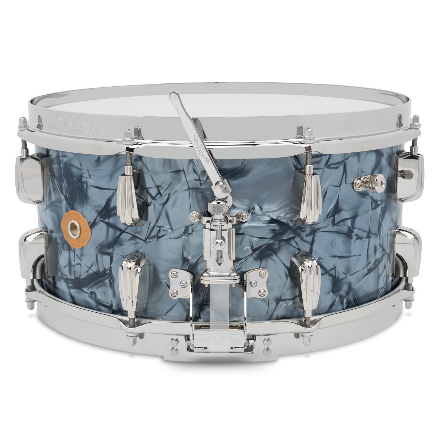 Slingerland Solid Maple Radio King Snare Drum 14x7 Black Diamond Pearl - Drum Center Of Portsmouth