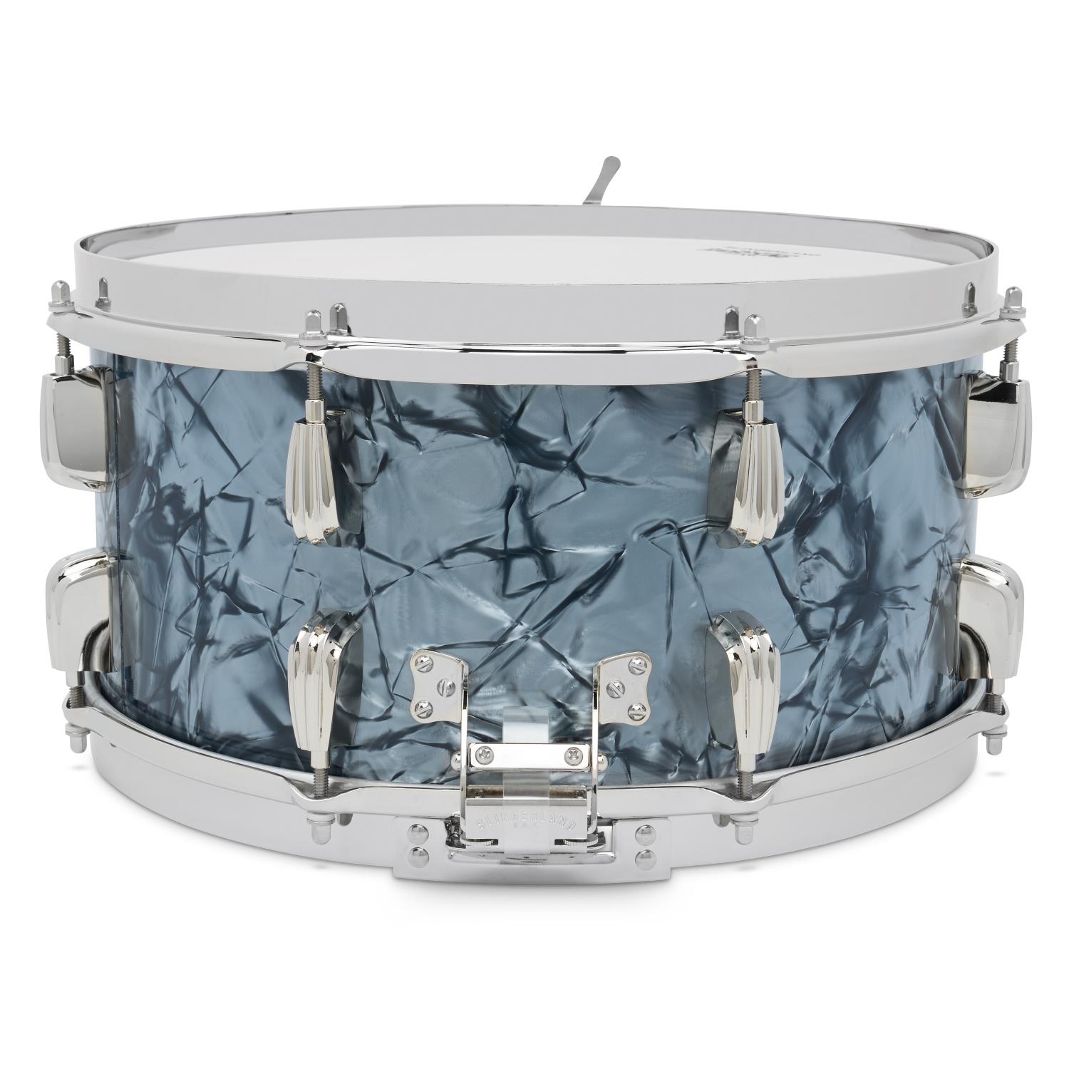 Slingerland Solid Maple Radio King Snare Drum 14x7 Black Diamond Pearl - Drum Center Of Portsmouth