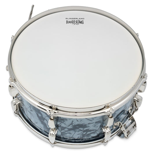 Slingerland Solid Maple Radio King Snare Drum 14x7 Black Diamond Pearl - Drum Center Of Portsmouth