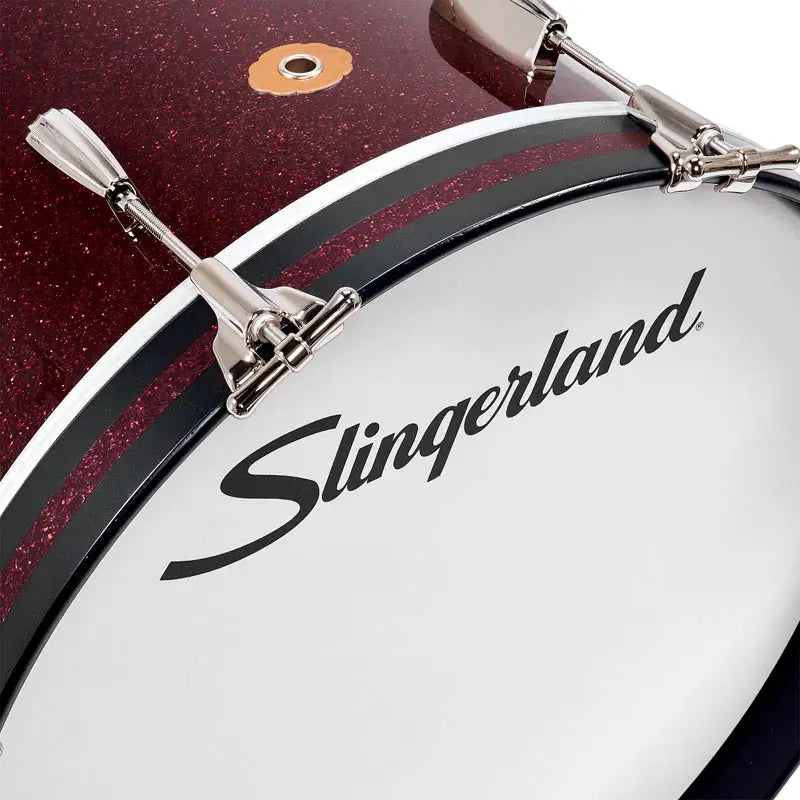 Slingerland Radio King 5pc Drum Set 22/10/12/16/14 Maroon Glass