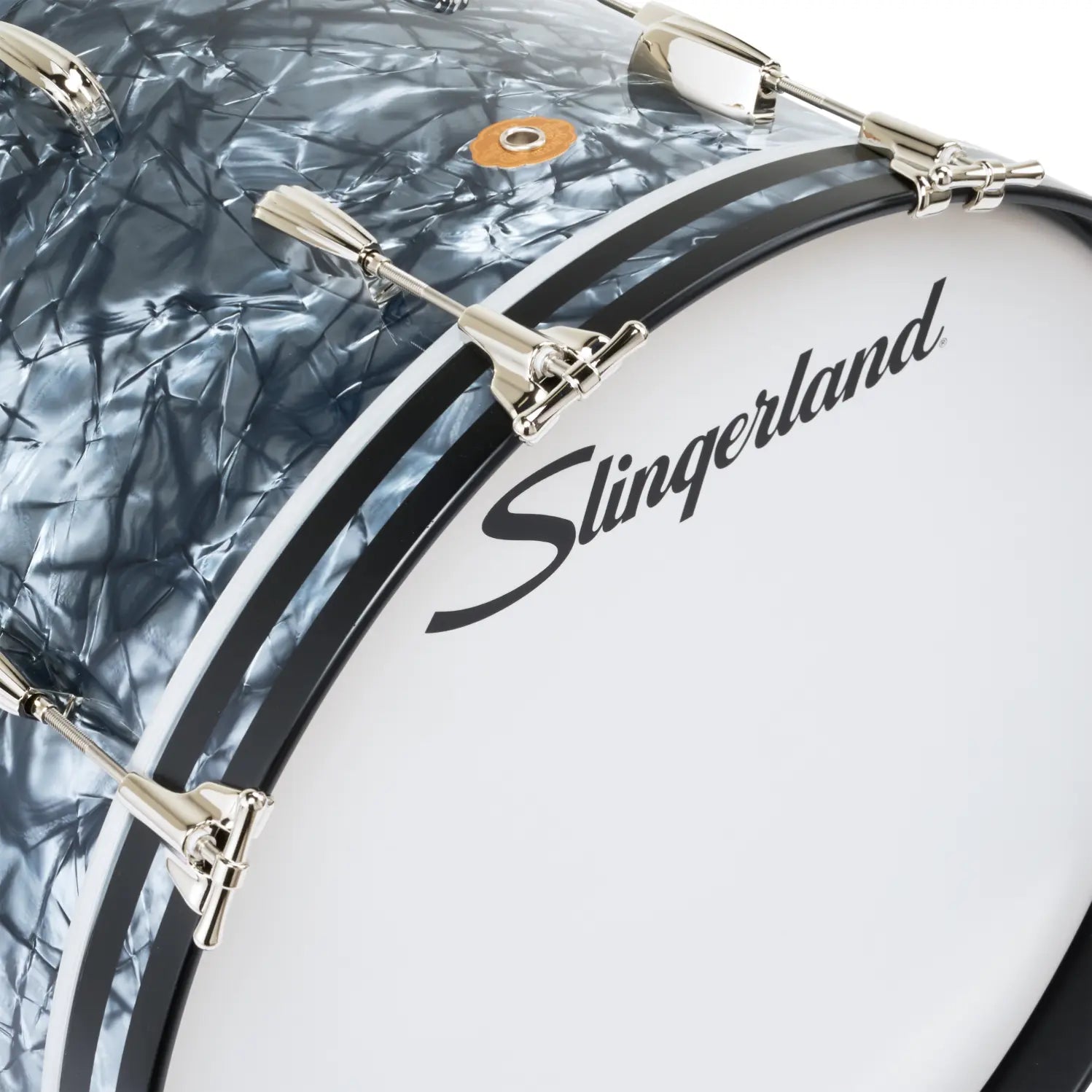 Slingerland Radio King 4pc Drum Set 24/13/16/18 Black Diamond Pearl