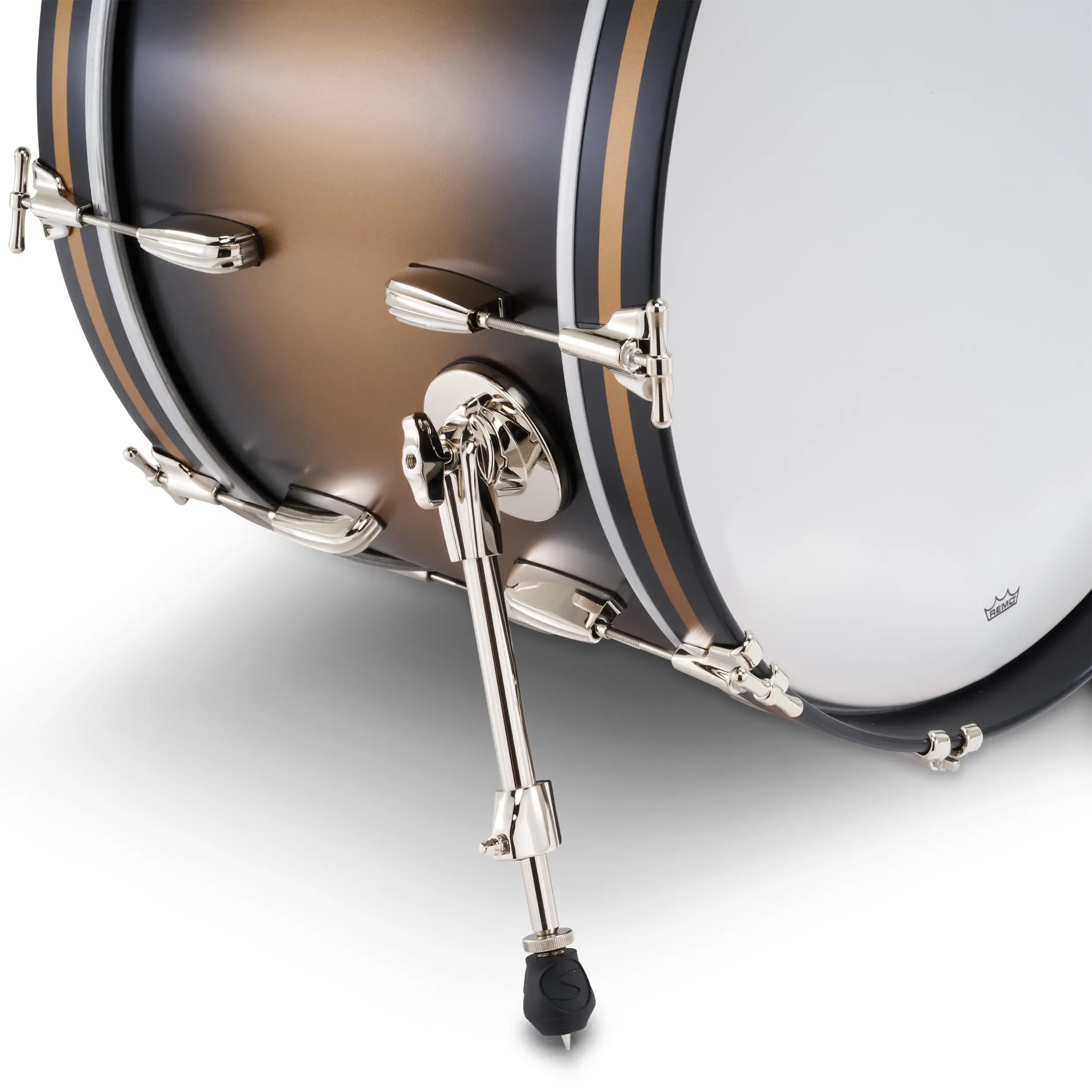 Slingerland Radio King 4pc Drum Set 20/12/14/14 Black & Gold Lacquer