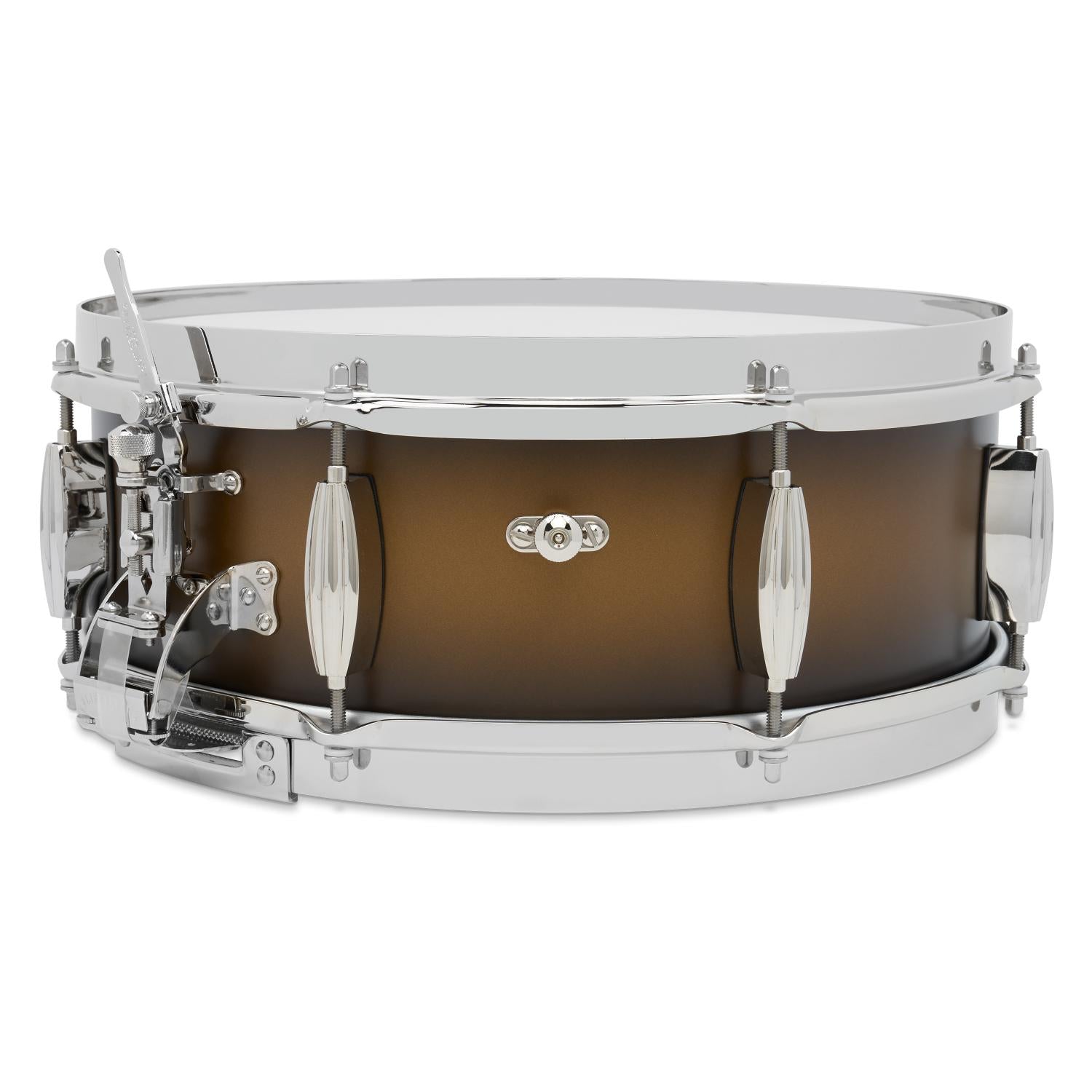 Slingerland Solid Maple Radio King Snare Drum 14x5 Black & Gold Duco Lacquer - Drum Center Of Portsmouth