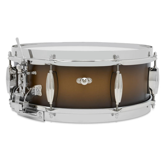 Slingerland Solid Maple Radio King Snare Drum 14x5 Black & Gold Duco Lacquer - Drum Center Of Portsmouth