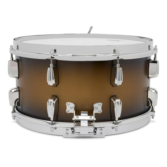 Slingerland Solid Maple Radio King Snare Drum 14x7 Black & Gold Duco Lacquer - Drum Center Of Portsmouth