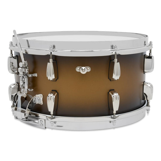 Slingerland Solid Maple Radio King Snare Drum 14x7 Black & Gold Duco Lacquer - Drum Center Of Portsmouth