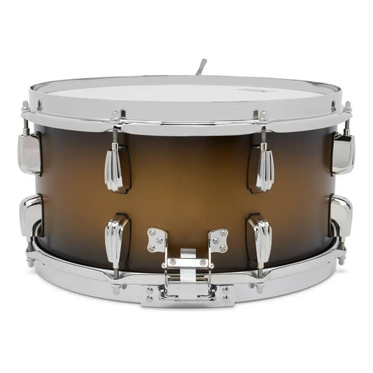 Slingerland Radio King Solid Maple Snare Drum 14x7 Black & Gold Lacquer - Drum Center Of Portsmouth