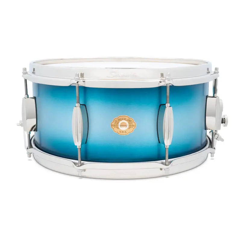 Slingerland Radio King Artist Snare Drum 14x6.5 Blue & Silver Lacquer