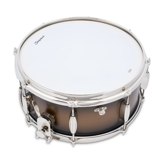 Slingerland Radio King Artist Snare Drum 14x6.5 Black & Gold Lacquer