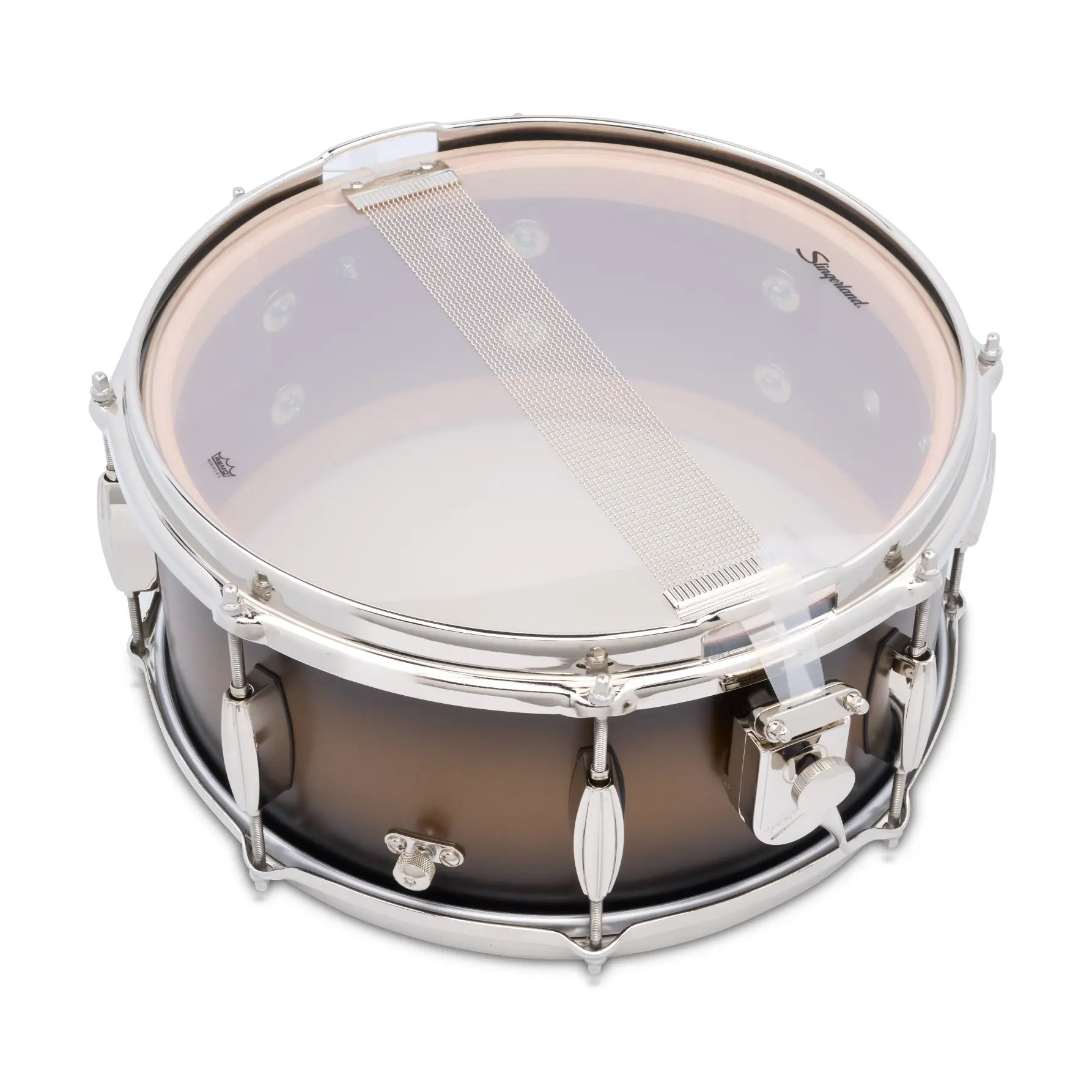 Slingerland Radio King Artist Snare Drum 14x6.5 Black & Gold Lacquer