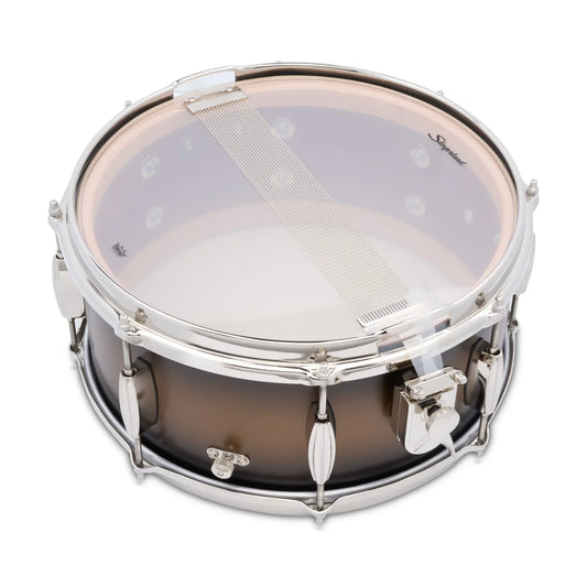 Slingerland Radio King Artist Snare Drum 14x6.5 Black & Gold Lacquer