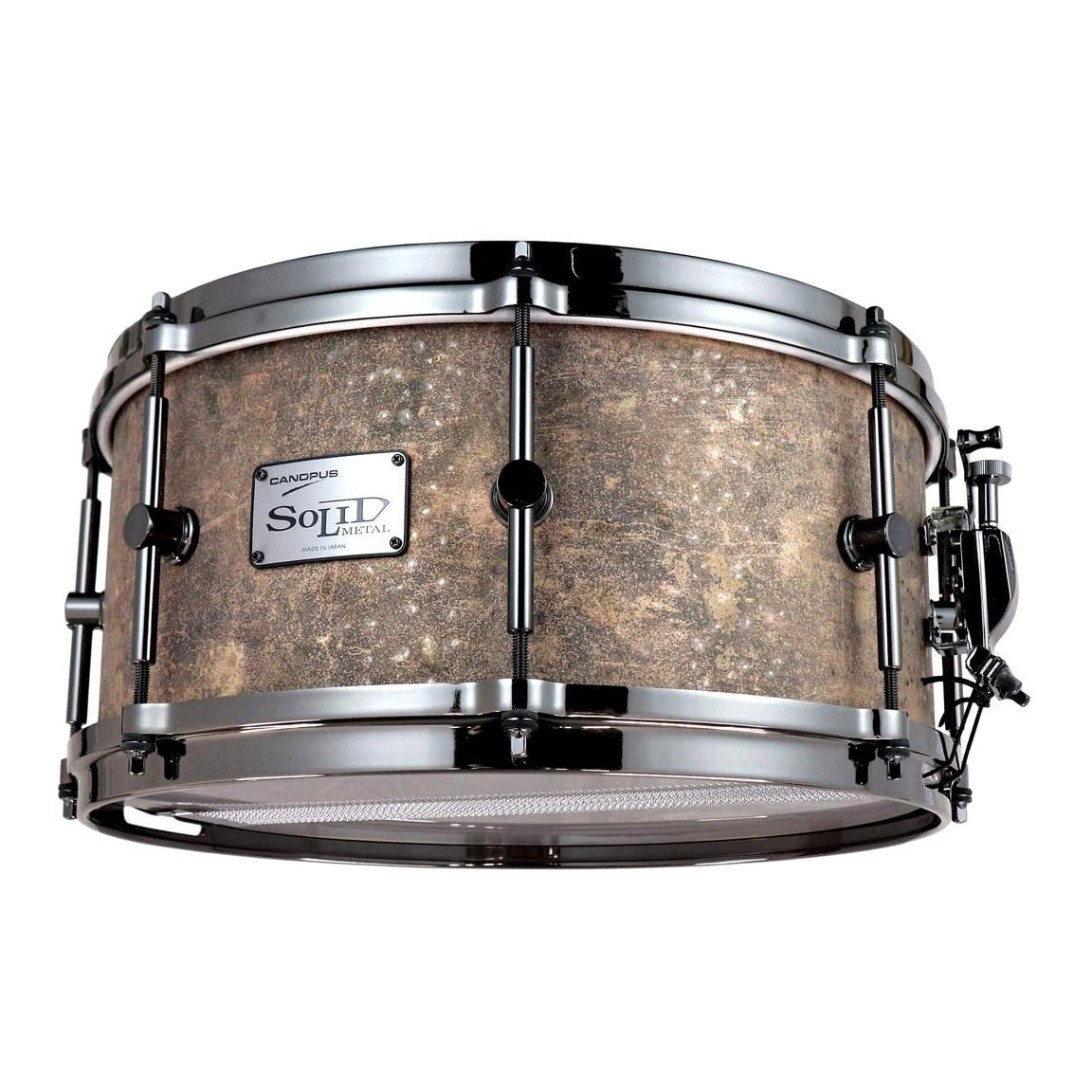 Canopus Patina Solid Brass Snare Drum 14x6.5 - Drum Center Of Portsmouth